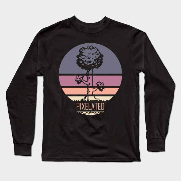 Terraria Tree Long Sleeve T-Shirt by itsMePopoi